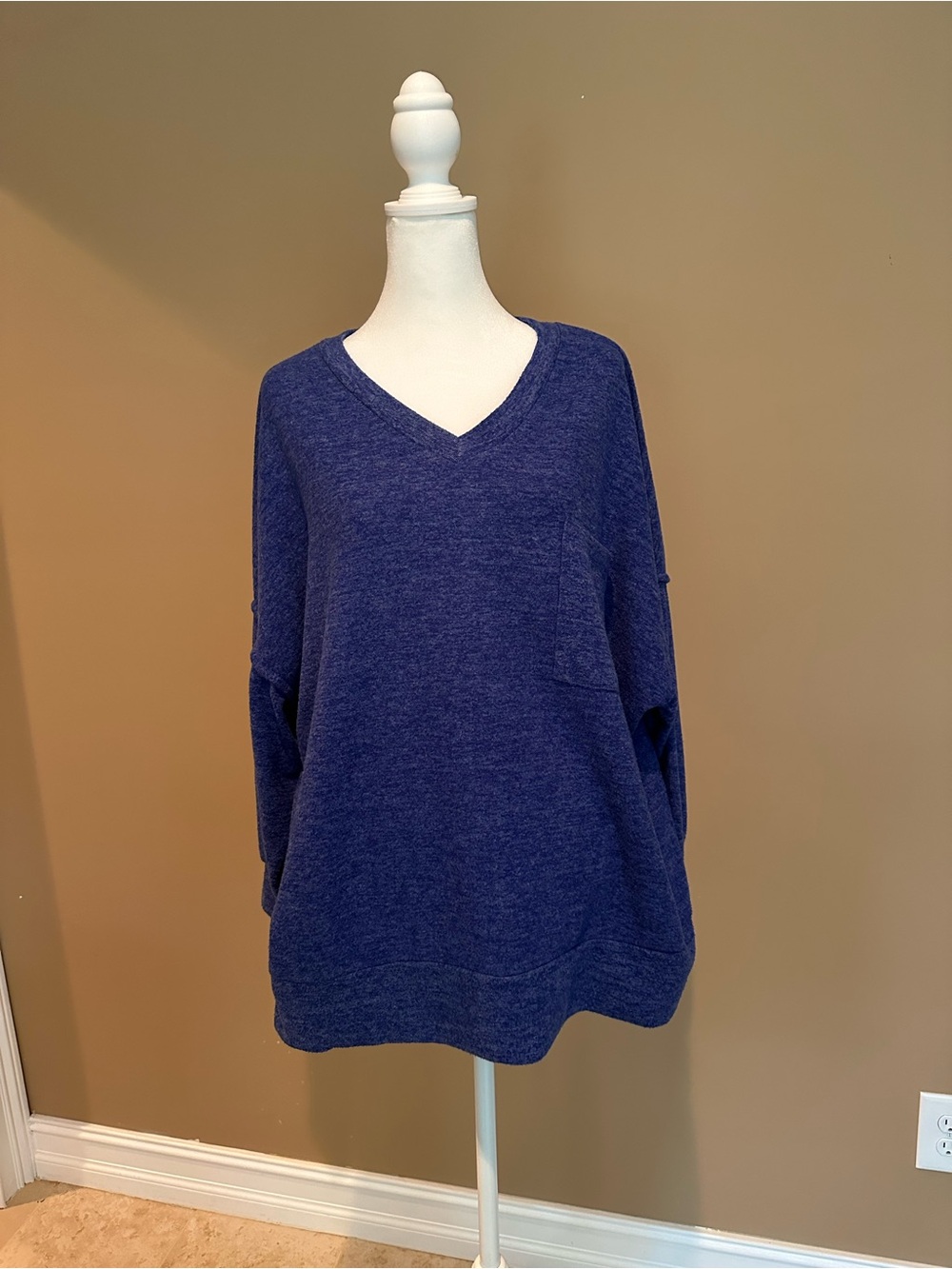 Zenana V-Neck Pullover Sweater